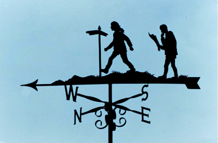 With Scrolls weather vane With Scrolls weather vane